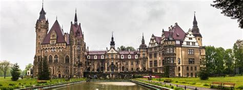 Moszna Castle Located in a Moszna Village Editorial Stock Image - Image ...