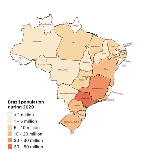 Brazil Map Population Demographics Royalty Free Vecto - vrogue.co