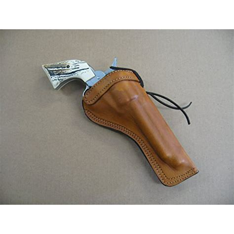 Azula Custom Leather Molded Cross Draw Gun Holster for Ruger Single Six 4 5/8" Single Action ...