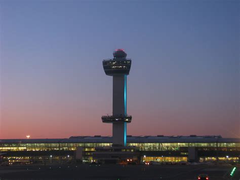 JFK ATC tower | A visually impressive building at night, as … | Flickr