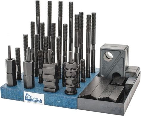 Gibraltar - Fixture Clamp Step Block & Clamp Set: 50 Pc, 1/2-13 Stud ...