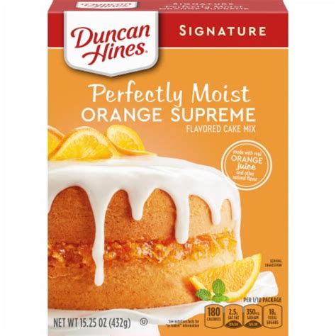 Duncan Hines Signature Orange Supreme Cake Mix, 15.25 oz - Kroger