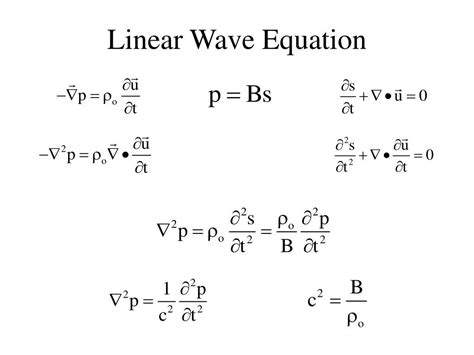 PPT - Acoustic Wave Equation PowerPoint Presentation, free download - ID:5772264