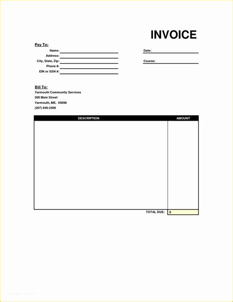 Ms Invoice Template Free Word Of Free Printable Invoice Template Uk | Heritagechristiancollege