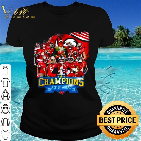 Original 2021 Tampa Bay Buccaneers Super Bowl Champions A Step Ahead ...