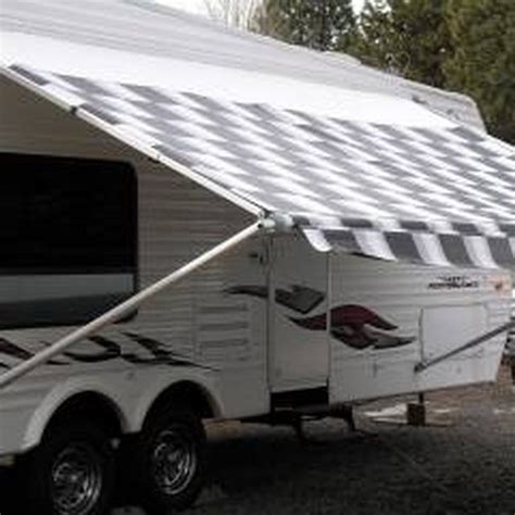 How to Install RV Awning Fabric | eHow | Rv awning, Rv awning replacement, Camper awnings