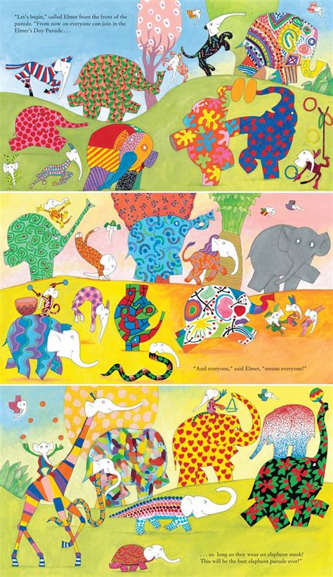 The evolution of Elmer the Patchwork Elephant - BBC News