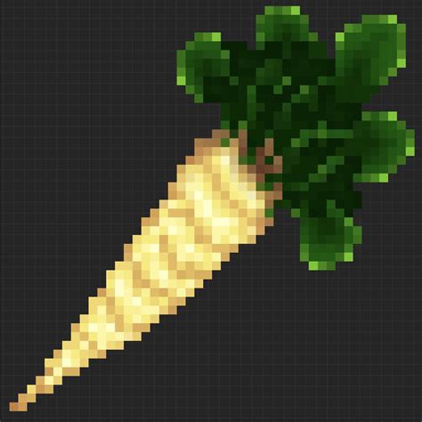 The OG Stardew Crop! I made this Realistic Parsnip Pixel Art : r ...