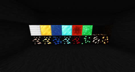 Glowing ores Minecraft Texture Pack