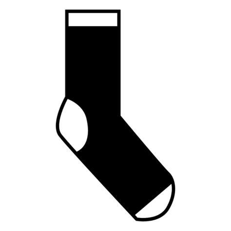 Sock clothing silhouette - Transparent PNG & SVG vector file