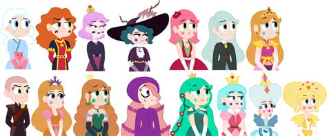 Queens of Mewni Portraits 2 by TwistedNights | Star vs the forces of evil, Star vs the forces ...