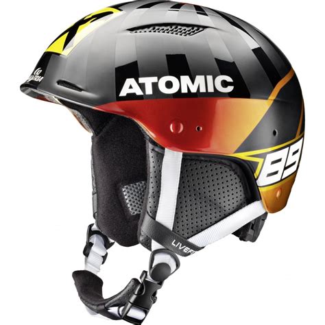 Atomic Marcel Redster LF Slalom Ski Race Helmet (Chin Guard Compatible ...