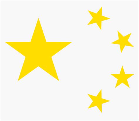 China Flag Yellow Stars - Chinese Flag Yellow Stars, HD Png Download , Transparent Png Image ...