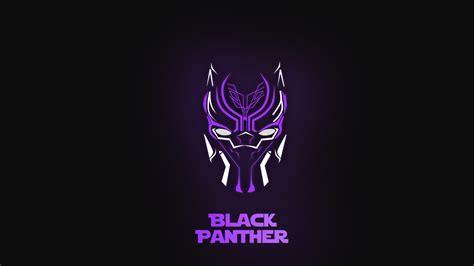 3840x2160 Resolution Black Panther Minimal Mask 4K Wallpaper ...