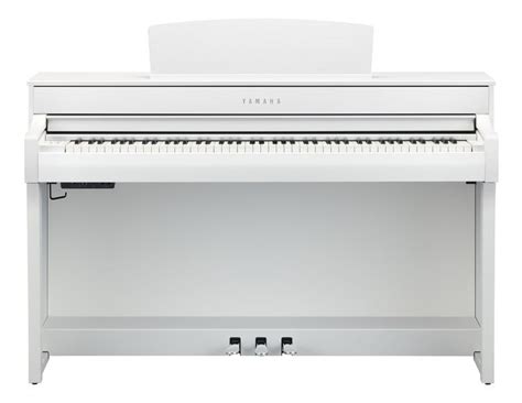 Yamaha Clavinova CLP-745 Digital Upright Piano with Bench - Matte White ...