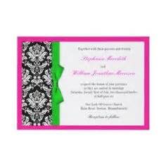 pink & green wedding stationery - elegant! Purple Wedding Invitations, Wedding Invitation ...