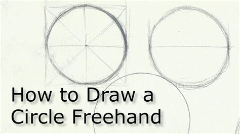 How to draw a circle freehand - YouTube