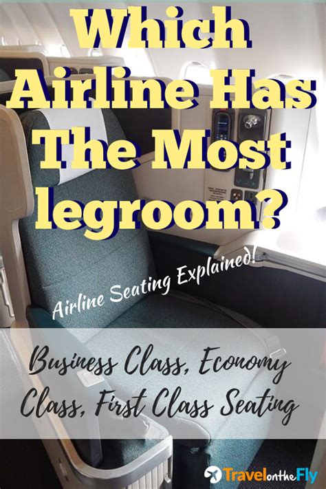 Are you worried about being uncomfortable with no legroom space while ...