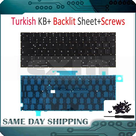 Early 2015 New A1534 Turkish Keyboard for MacBook Retina 12" A1534 Keyboard Turkish Turkey TR ...