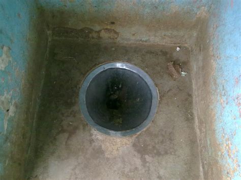 pit toilet | Pit toilet with a metal opening to provide a sm… | Flickr