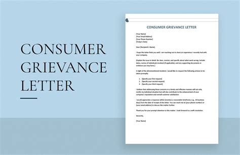 consumer grievance letter in Word, Google Docs - Download | Template.net