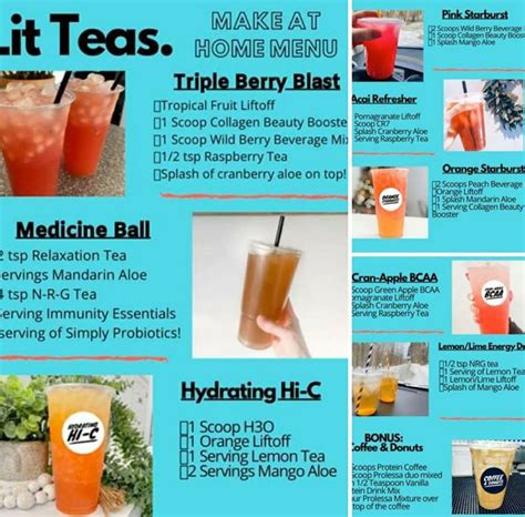 Printable Herbalife Tea Recipes