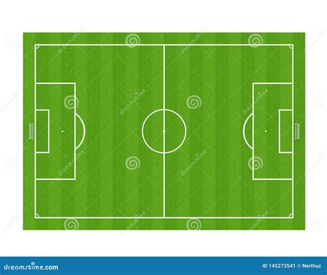 Soccer Grass Field Isolated Stock Illustration - Illustration of ...