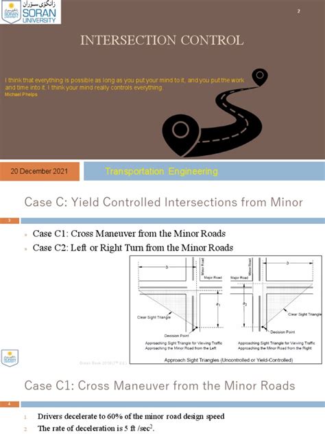 Intersection Control | PDF | Traffic | Intersection (Road)