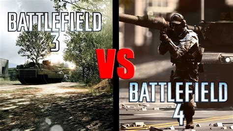 Battlefield 3 vs. Battlefield 4 (Graphics and Sound comparison) - YouTube