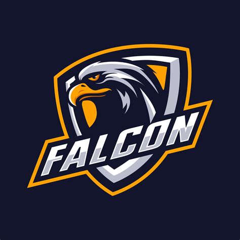 Falcon mascot logo 8440615 Vector Art at Vecteezy