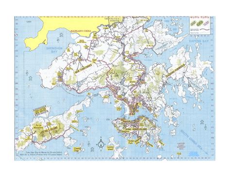 Map of Hong Kong