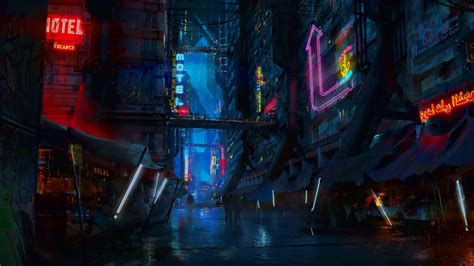 Wallpaper Cyberpunk City, Cyberpunk 2077, Cyberpunk, Science Fiction, Digital Art, Background ...