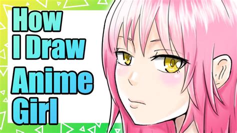 A quick tutorial of drawing anime characters digitally / Process and ...