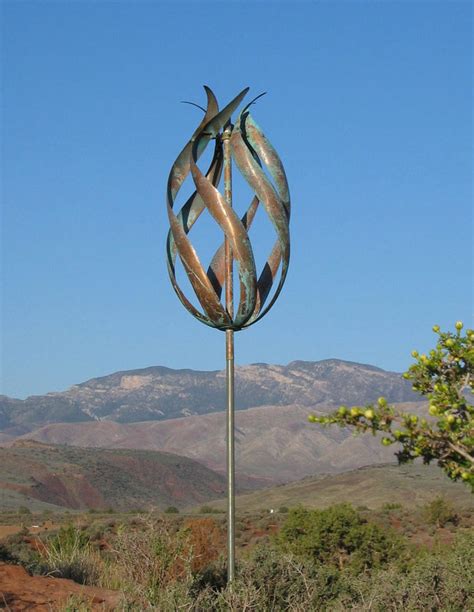 Lyman Whitaker - Desert Flame Wind Sculpture | Grovewood Gallery