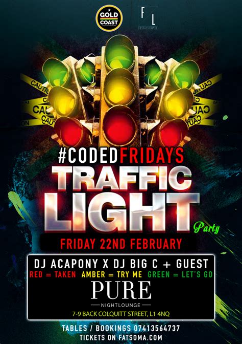 #CodedFridays Traffic Light Party at Pure Nightlounge, Liverpool on ...