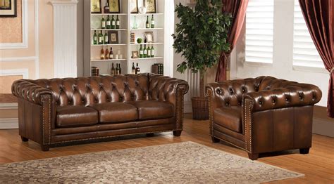 Stanley Park II Brown Leather Sofa from Amax Leather | Coleman Furniture