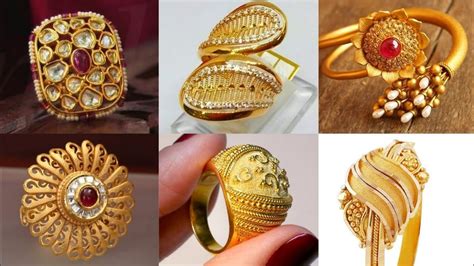 Most Beautiful Gold Ring Design For Girls|Gold Ring Design For Ladies|Gold Ring Design For Women ...