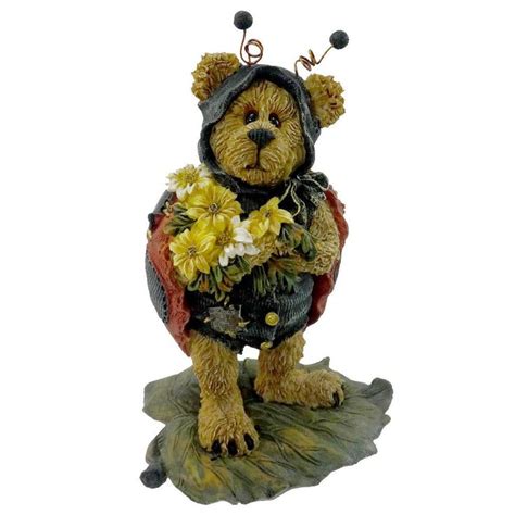 Boyds Bears Resin TWEEDLE BEDEEDLE STOP Resin Ladybug Bearstone 227730 RFB | Boyds bears, Bear ...