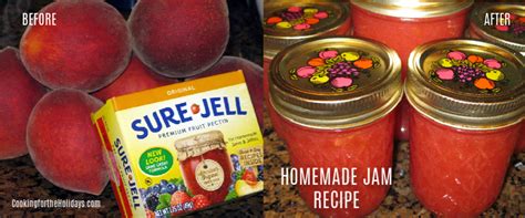 Homemade Jam or Jelly Recipe Using Sure Jell Fruit Pectin - Cooking for the Holidays