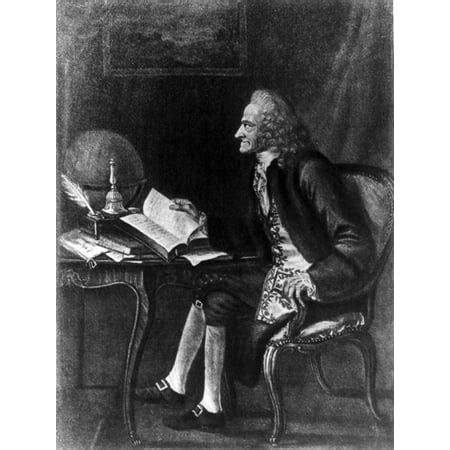 Voltaire French Enlightenment Author Rolled Canvas Art - Science Source (24 x 36) - Walmart.com