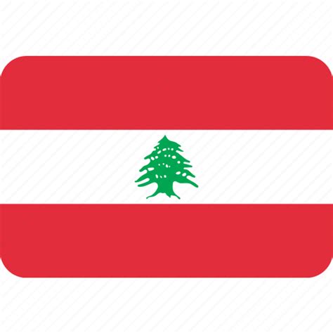 Country, flag, lebanese, lebanon, national icon