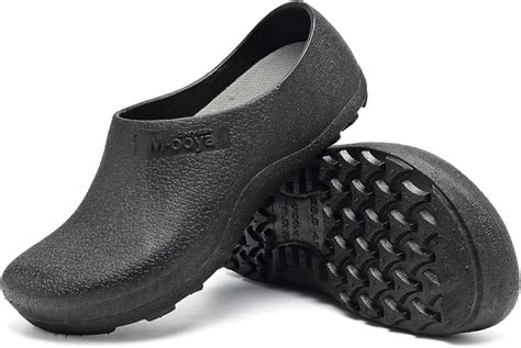 Amazon.com: EASTSURE Slip Resistant Shoes for Women Men Black Non Slip ...