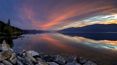 Okanagan Lake Sunset HD desktop wallpaper : Widescreen : High ...