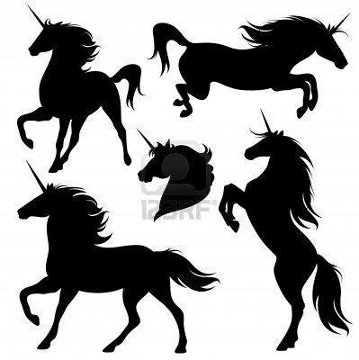 Unicorn | Fairy silhouette, Silhouette art, Unicorn tattoos