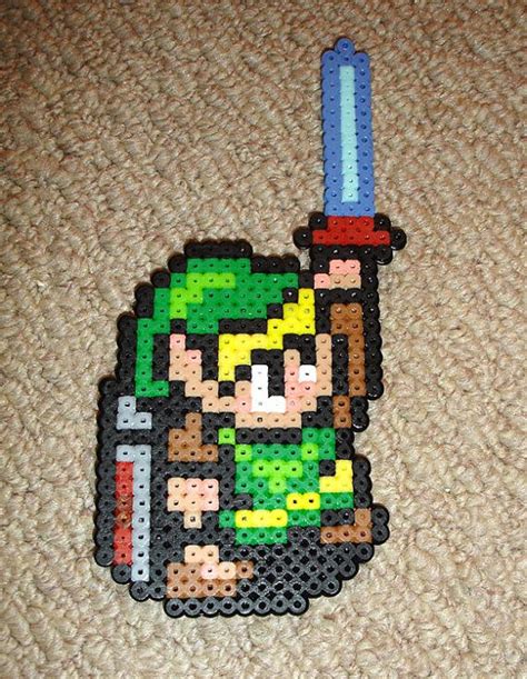 Zelda Nintendo Perler Beads Link Legend of Zelda the | Etsy | Perler bead art, Perler beads ...