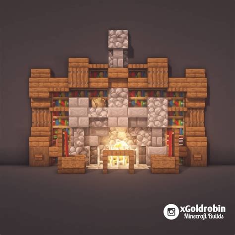 Ballard Design: Minecraft Fireplace Design