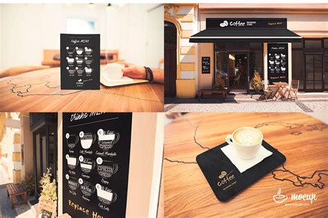 13 PSD Coffee Shop Mockups :: Behance