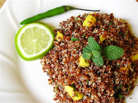 Red Quinoa Salad - the kind life