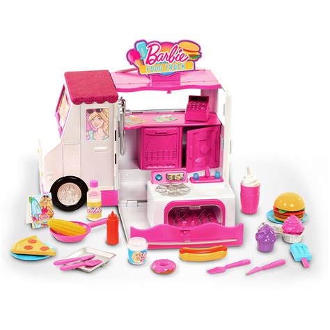 Barbie Food Truck 25 Play Cooking Tools Girls Kids Play Toys Fun NEW | eBay