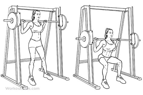 Smith Machine Squats | WorkoutLabs